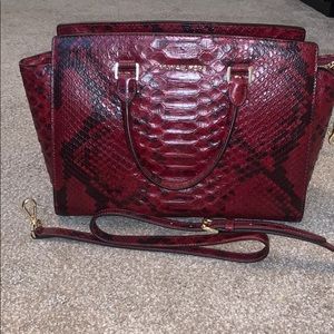 Snakeskin leather Michael kors bag